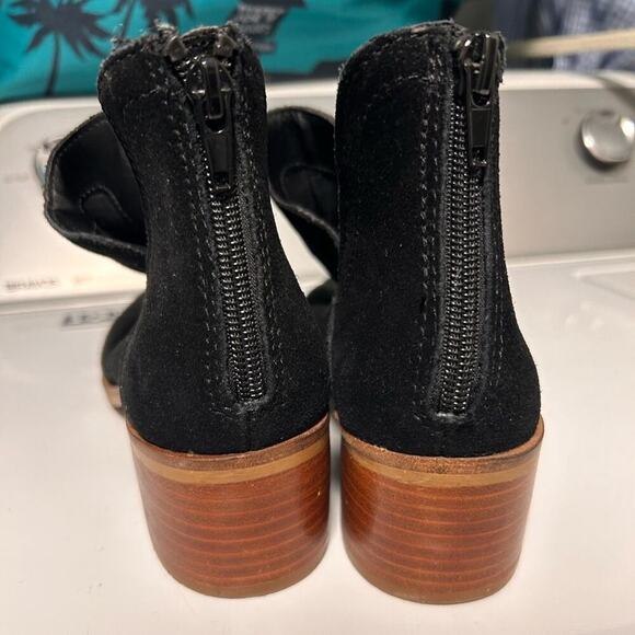 Steve Madden Ankle Black Lancaster Leather Boots Womens 7.5 - Picture 2 of 6